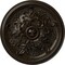 Ekena Millwork Katheryn Ceiling Medallion (Fits Canopies up to 2 1/8"), 14 1/2"OD x 2 3/4"P, Stone Hearth CM14KTSHF - alternate 1